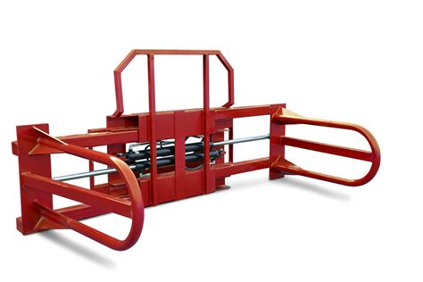 skid steer loader attachments bale clamp|skid steer squeeze attachment.